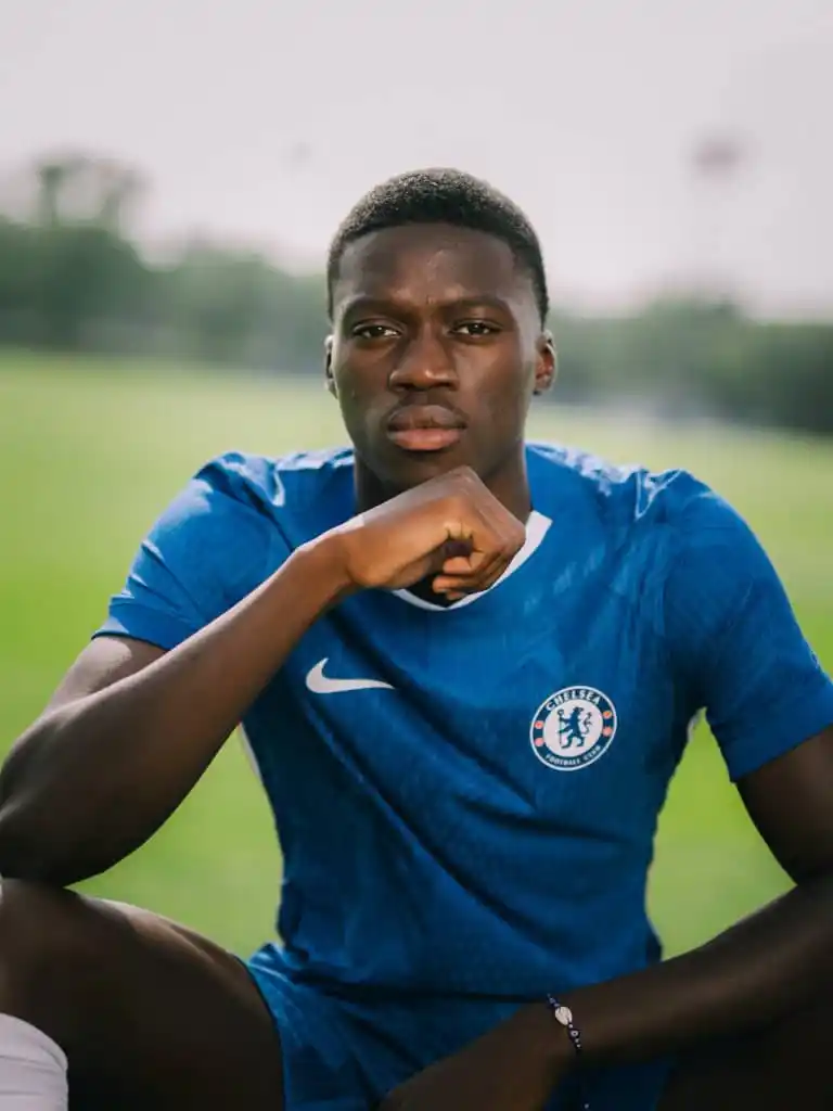 Image from Pulse Sports | Chelsea: Chelsea have unveiled their latest signing: Mamadou Sarr. (📸 @Chels...