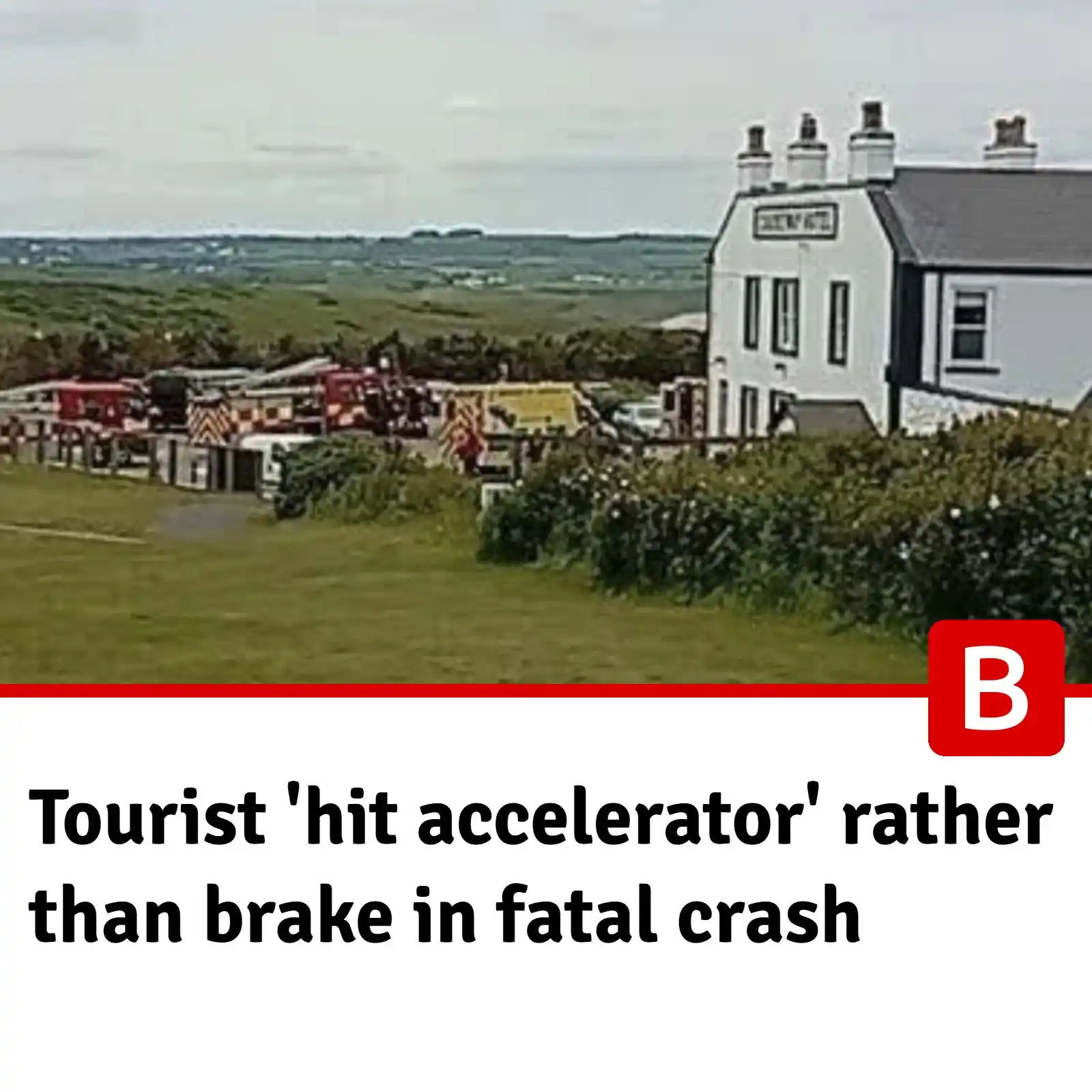 Image from Belfast Live: 🚨 COURT LATEST 🚨 Tourist 'hit accelerator' rather than brake in fat...