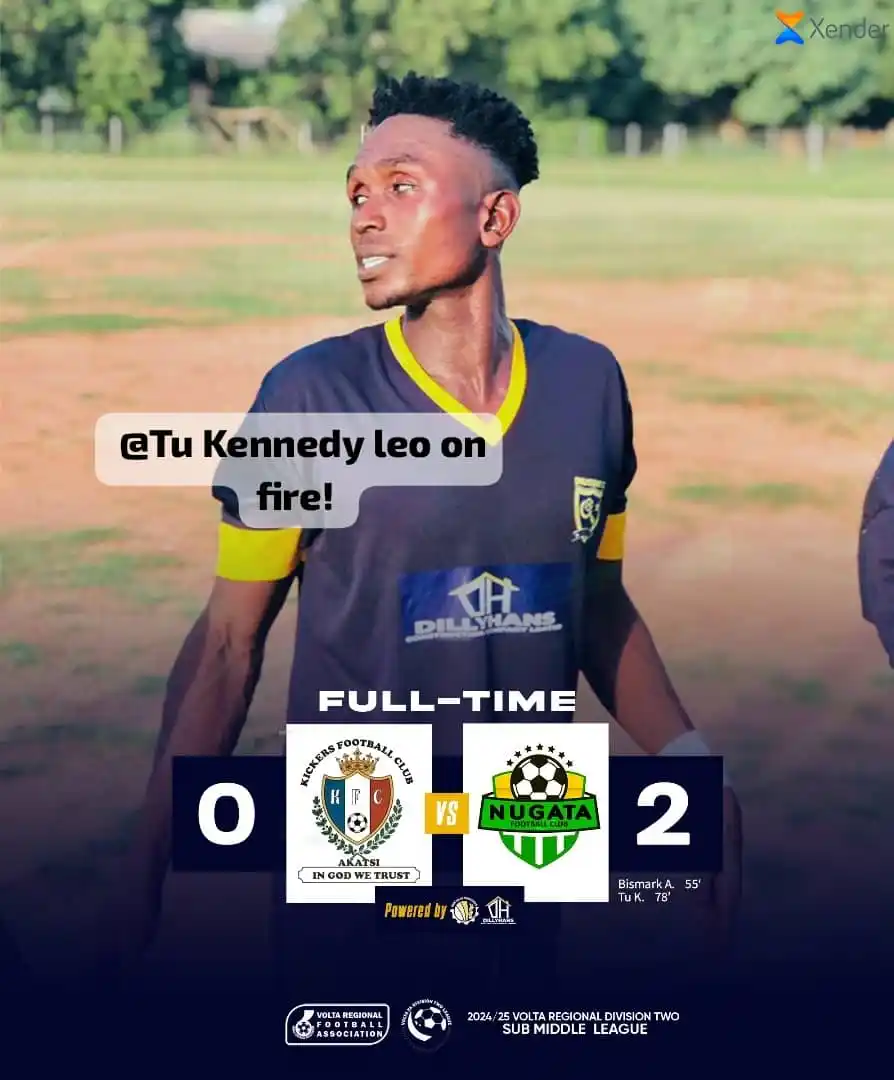 Image from TALENTCINI: DOUBLE TROUBLE! @Tu Kennedy on fire! Two(2) goals and countless chance...
