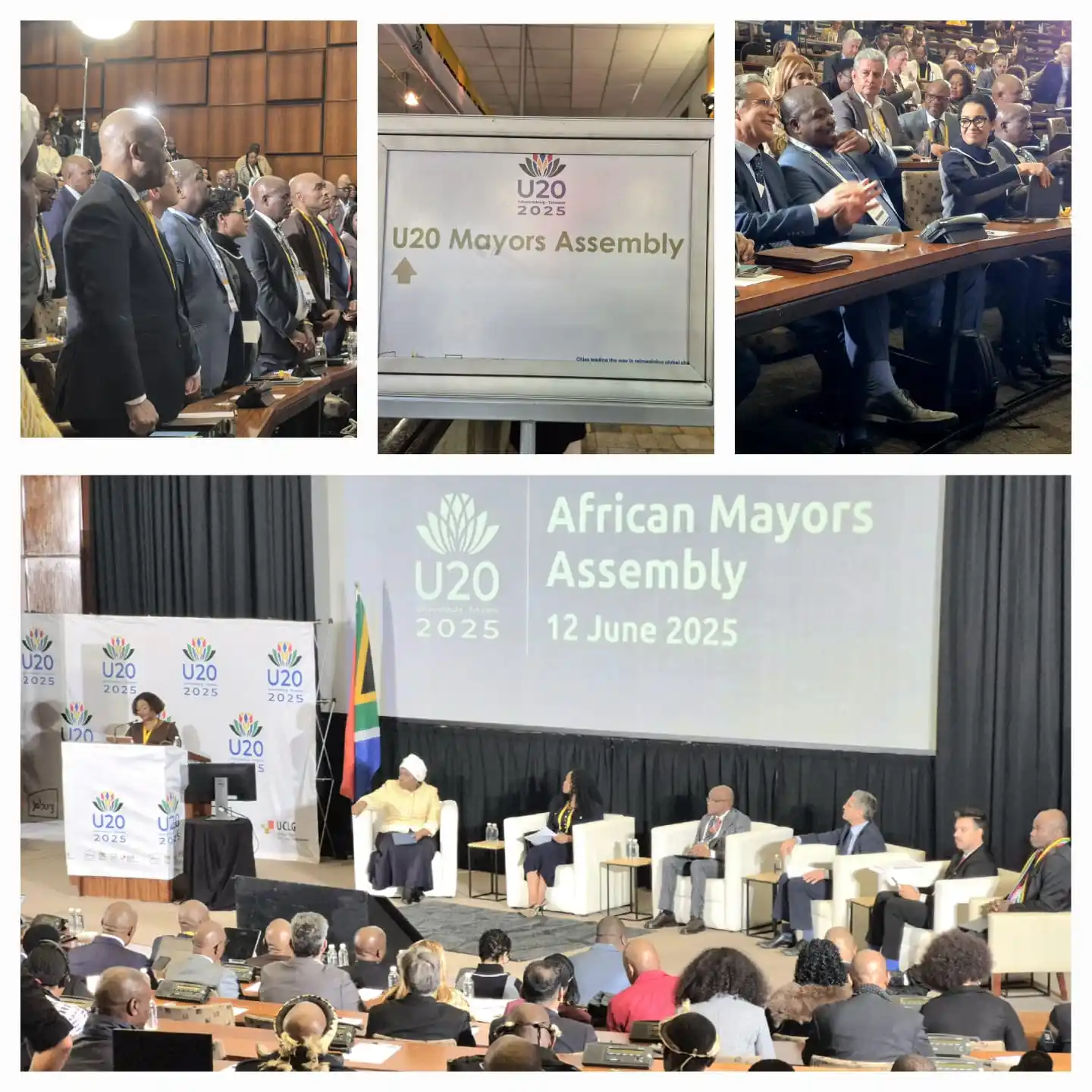 Image from City of Ekurhuleni: DRIVING STRONGER CITIES Executive Mayor Nkosindiphile Xhakaza joins f...