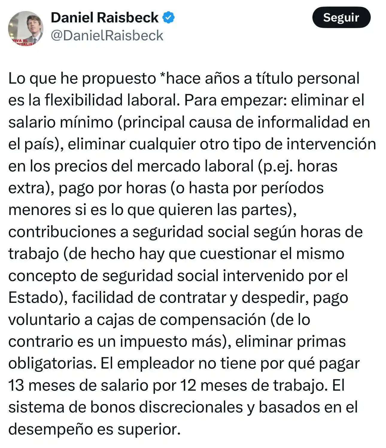 Image from Santiago Osorio Marín 🇨🇴: El asesor económico de Vicky Dávila nos anuncia que acabarán con todos...