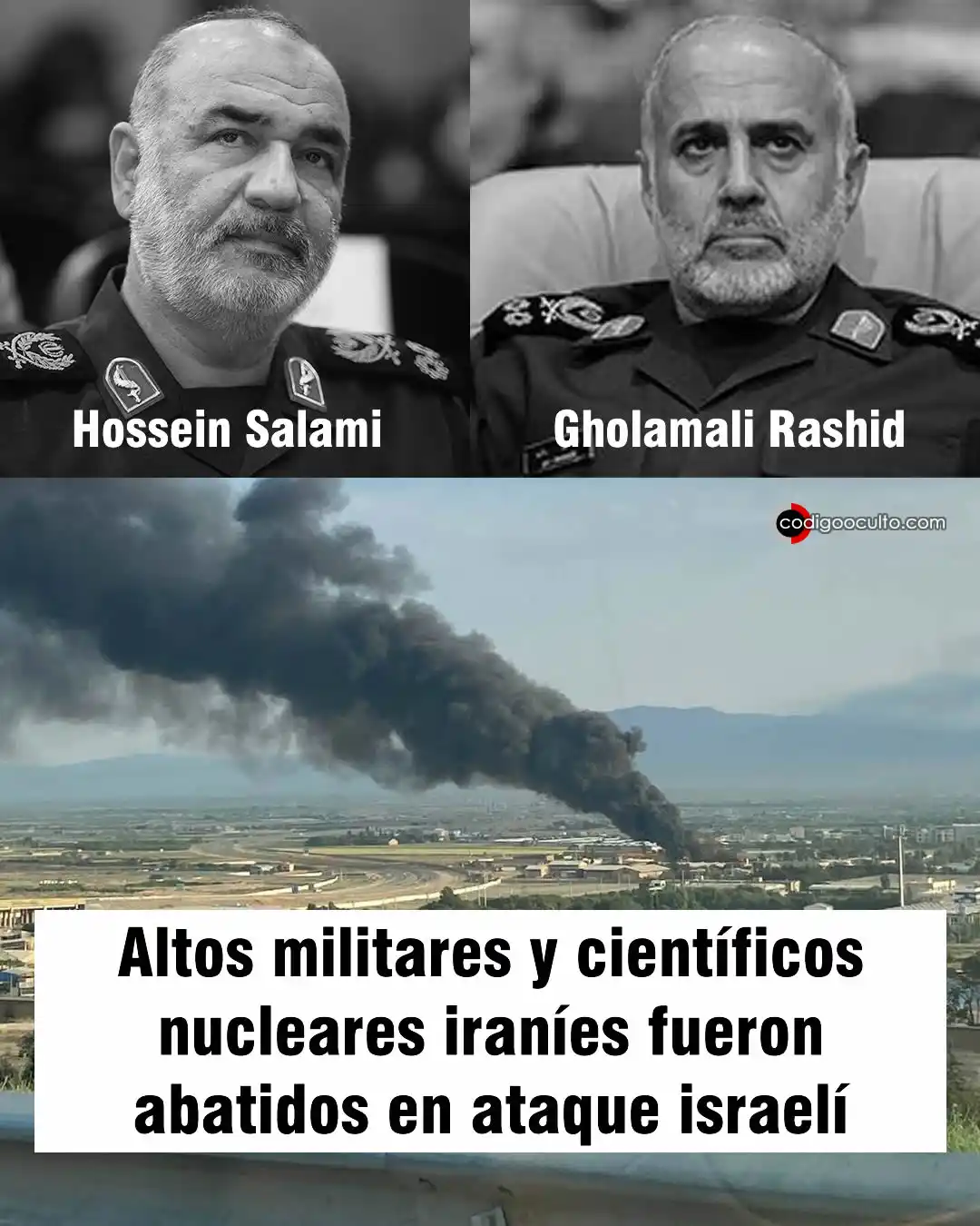 Image from CODIGO OCULTO: 🚨 En este mismo momento continúan los ataqu*s israelíes contra objeti...