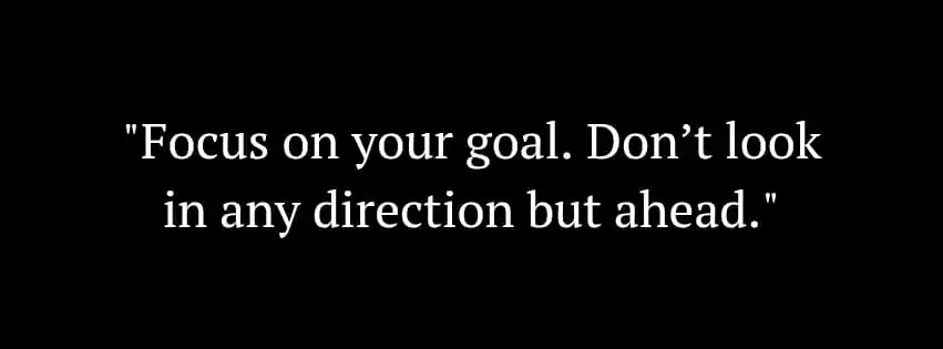 Image from Belajar Bahasa Inggris 🗣️ (WilEnglish): *“Focus on your goal. Don’t look in any direction but ahead.”* (Fokus ...