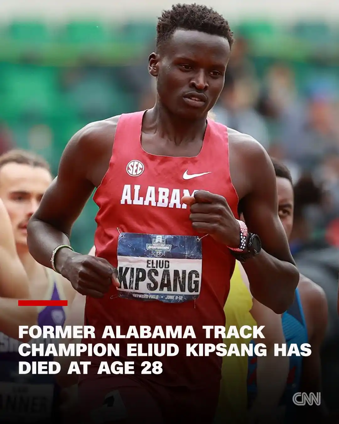 Image from CNN: Former NCAA track star Eliud Kipsang, who earned several first-team Al...