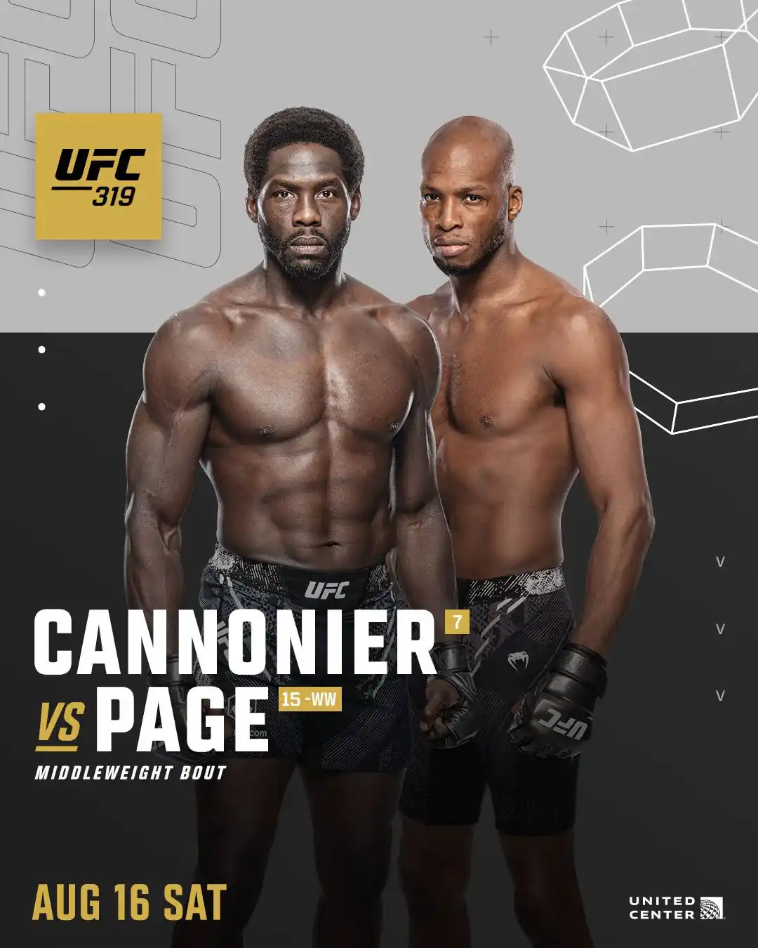 Image from UFC: Get your popcorn ready! 🍿 Jared Cannonier vs Michael Venom Page will...