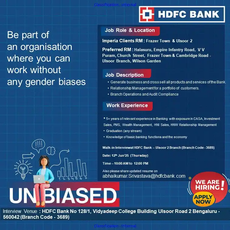 Image from Bengaluru Jobs & Careers: Hiring Alert If you are interested to join India's largest private se...