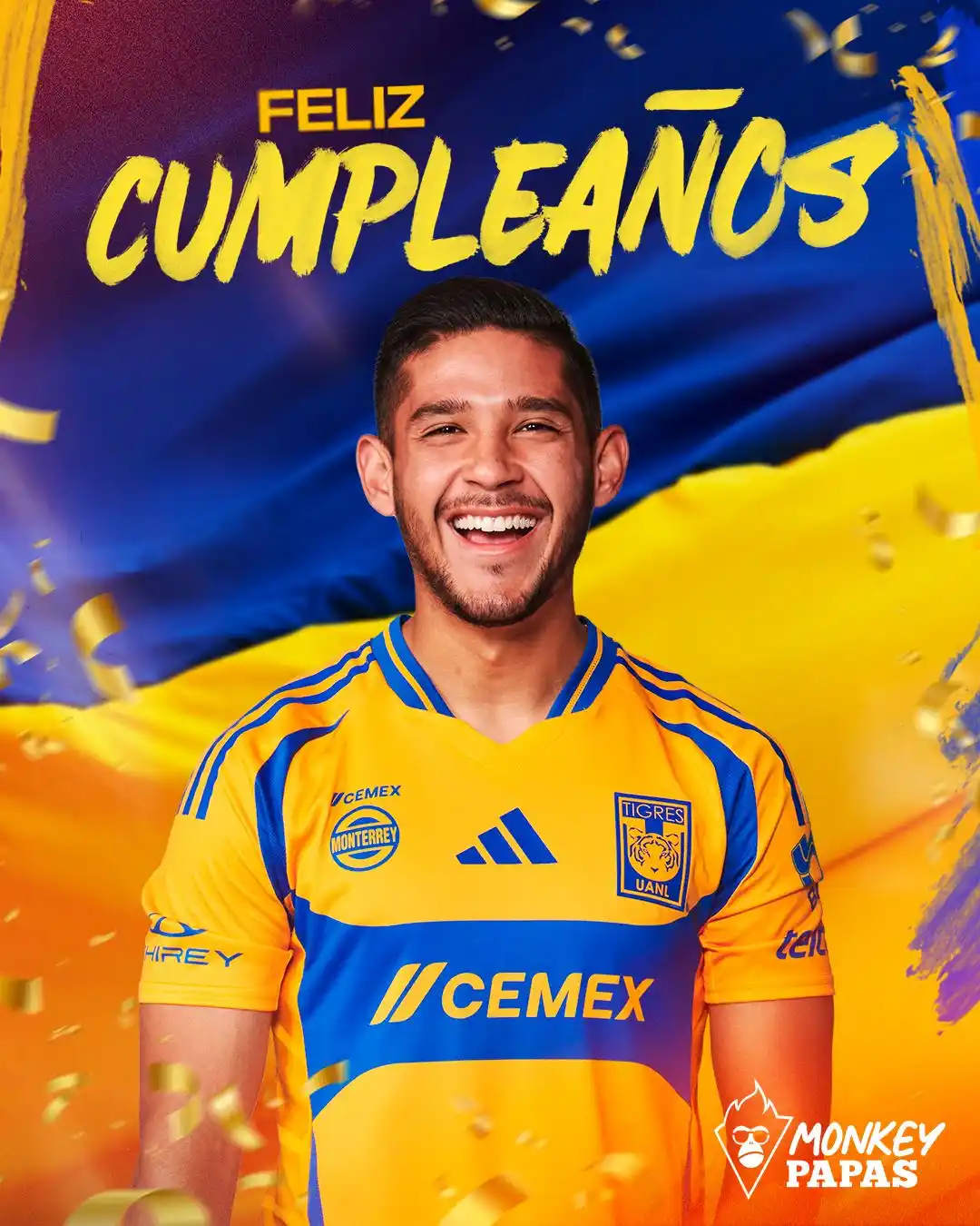 Image from Club Tigres: 🎂 ¡Hoy felicitamos en su día a nuestro querido Jesús Garza! 🥳🐯 ¡Que...
