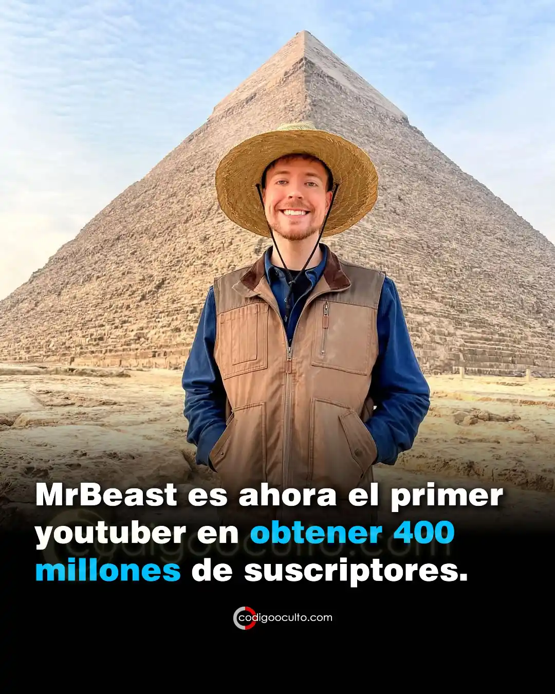 Image from CODIGO OCULTO: 🎥 Jimmy Donaldson o más conocido como "MrBeast" ha hecho historia al ...