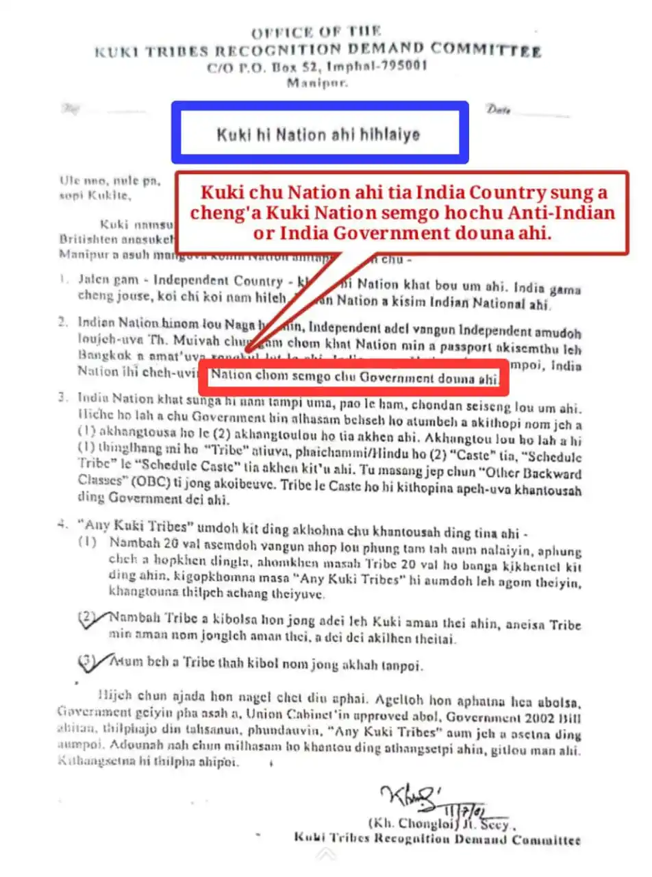 T. Michael Lamjathang Haokip post