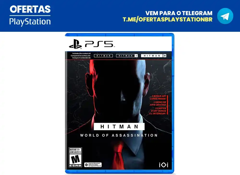 Image from Ofertas Playstation BR: *[Mídia Física] Hitman World Of Assassination* via Mercado Livre🇧🇷  ...