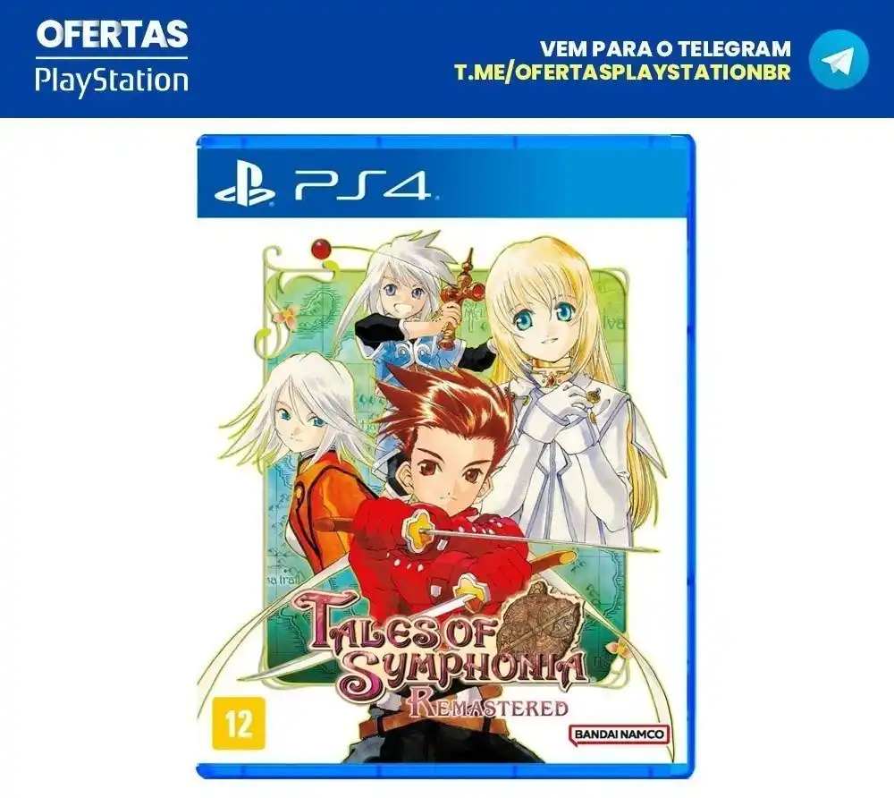 Image from Ofertas Playstation BR: 🔥 *[Mídia Física] Tales Of Symphonia Remastered*  via Gamer Hut🇧🇷  ...
