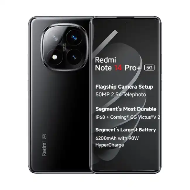 Image from VILLAGE TECH: *Redmi Note 14 Pro+ 5G* ☘️6.67" AMOLED display ☘️256GB storage and 8...