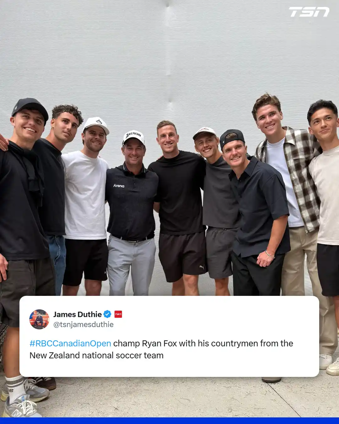 Image from TSN: Ryan Fox links up with the New Zealand national soccer team fresh off ...