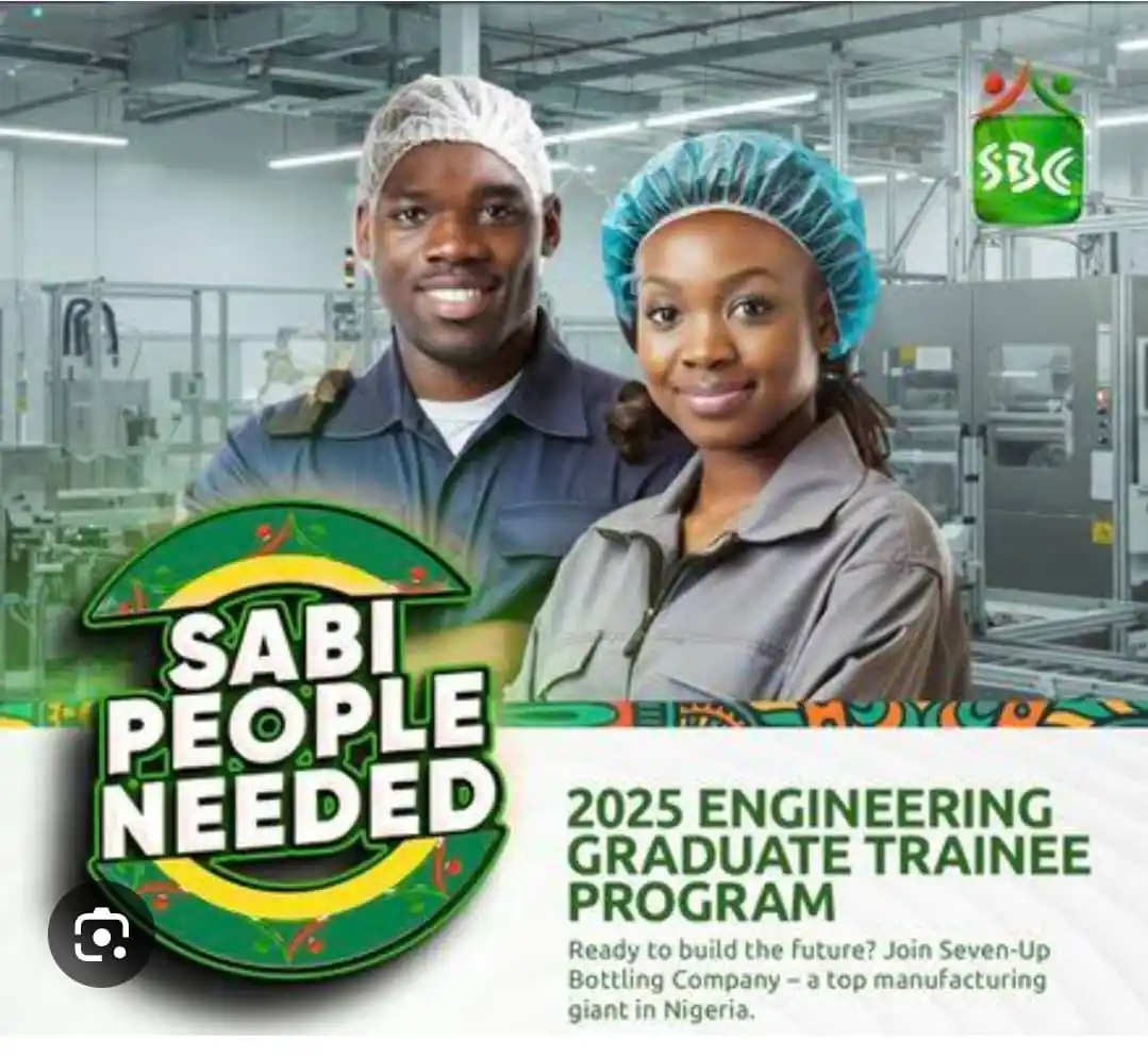 Image from Medical Locum Jobs (MLJ): Seven-Up Bottling Company Graduate Trainee Programme for Nigerians 202...