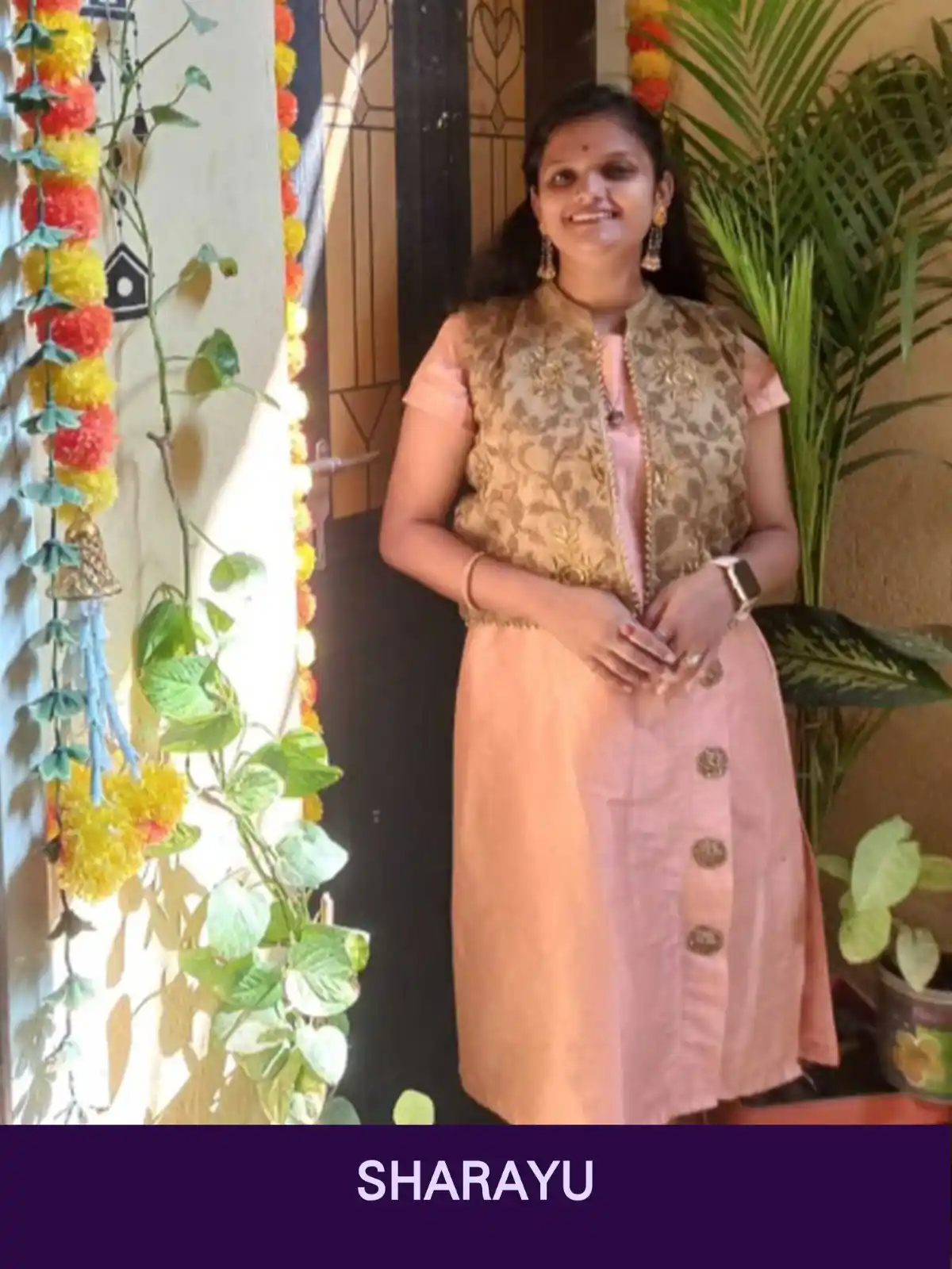 Image from UM VADHU - VARA: *Sri Uttaradi Math [WA] Matrimony*  UM ID : *425*  Name : *Sharayu*  D...