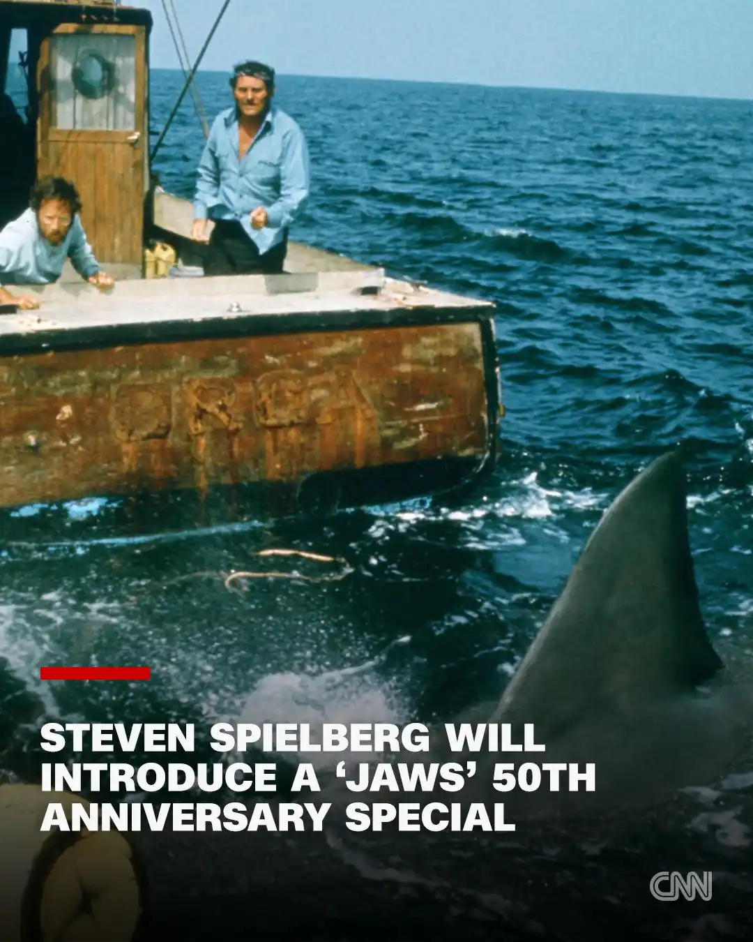Image from CNN: The 1975 summer blockbuster "Jaws" ignited a cultural obsession with s...