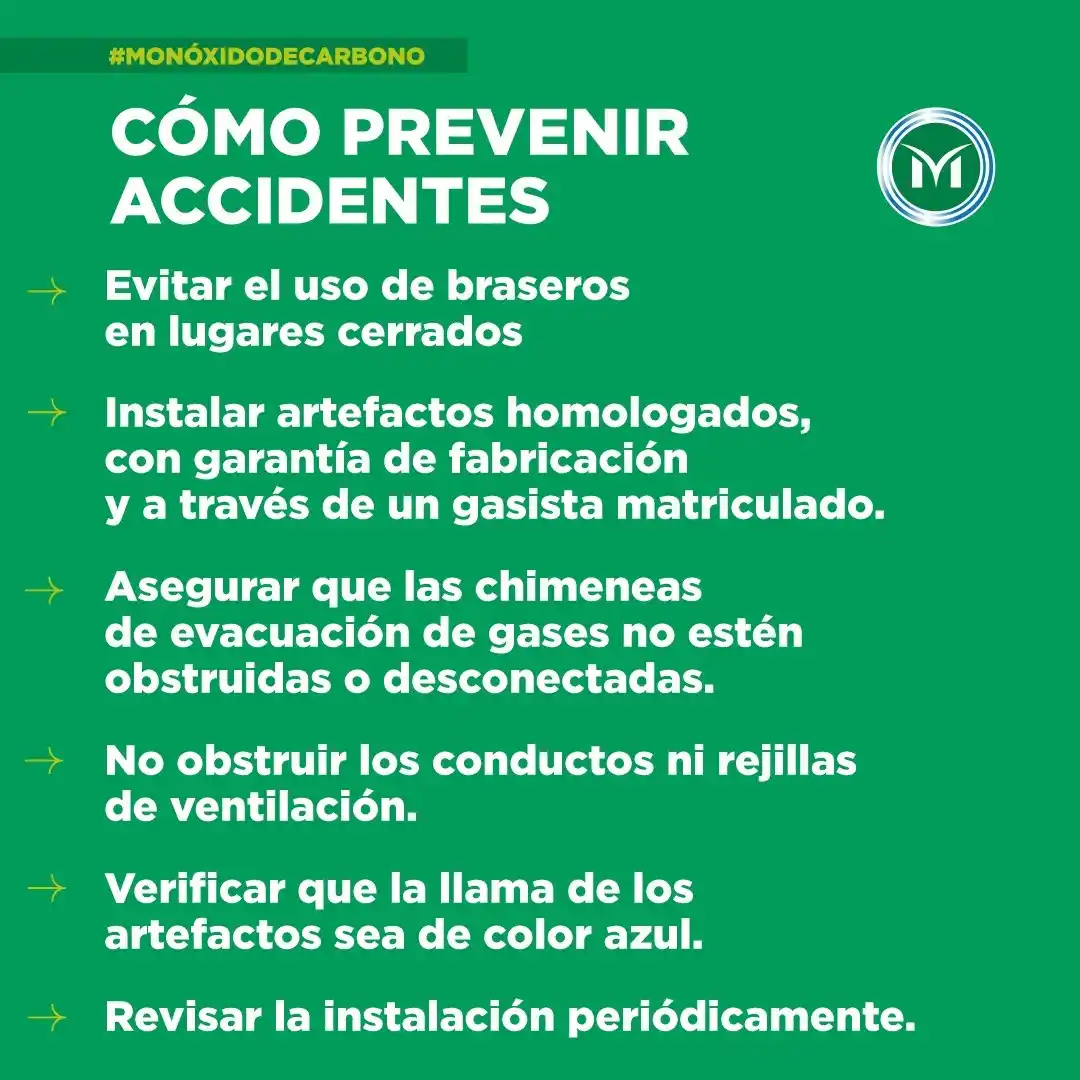 Image from MerloGob: ▶ *Todos* los accidentes por inhalación de monóxido de carbono son evi...