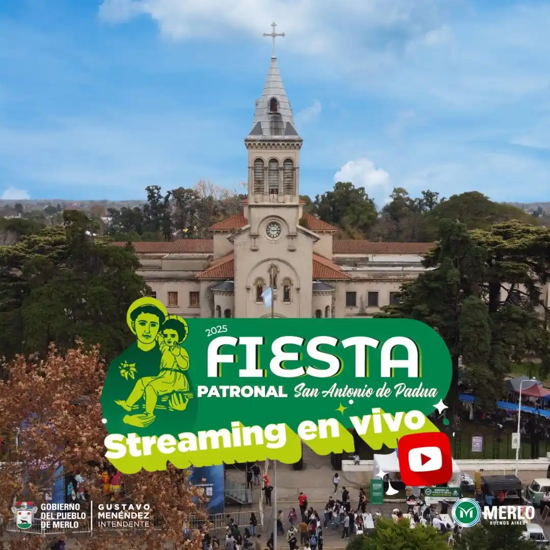 Image from MerloGob: *Transmisión EN VIVO* ▶️ _Fiesta Patronal_ *San Antonio de Padua!* ...