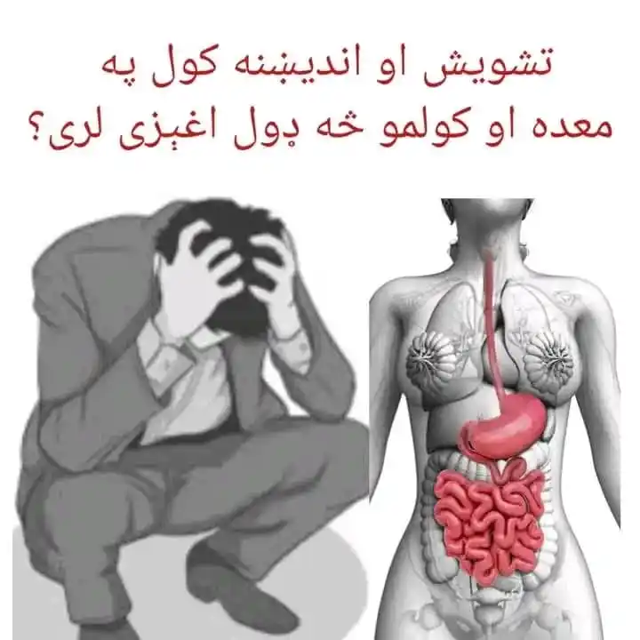 Image from 🩺اسلام اوطبابت🔬: تشویش او اندیښنه کول په معده او کولمو کوم ډول اغېزې لري؟ تشویش او اند...