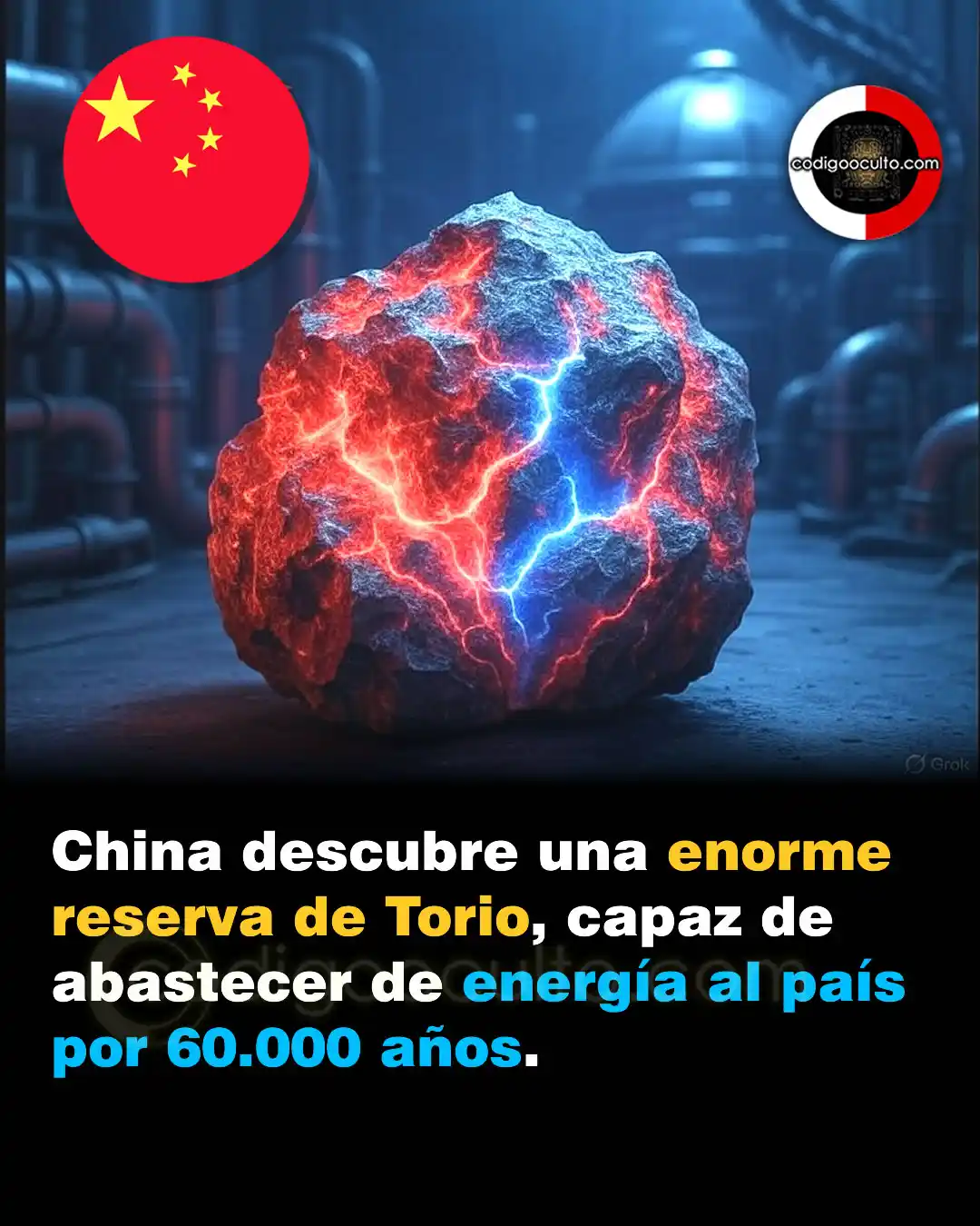 Image from CODIGO OCULTO: Un saludo, ⚡🇨🇳 China ha descubierto cientos de enormes yacimientos ...