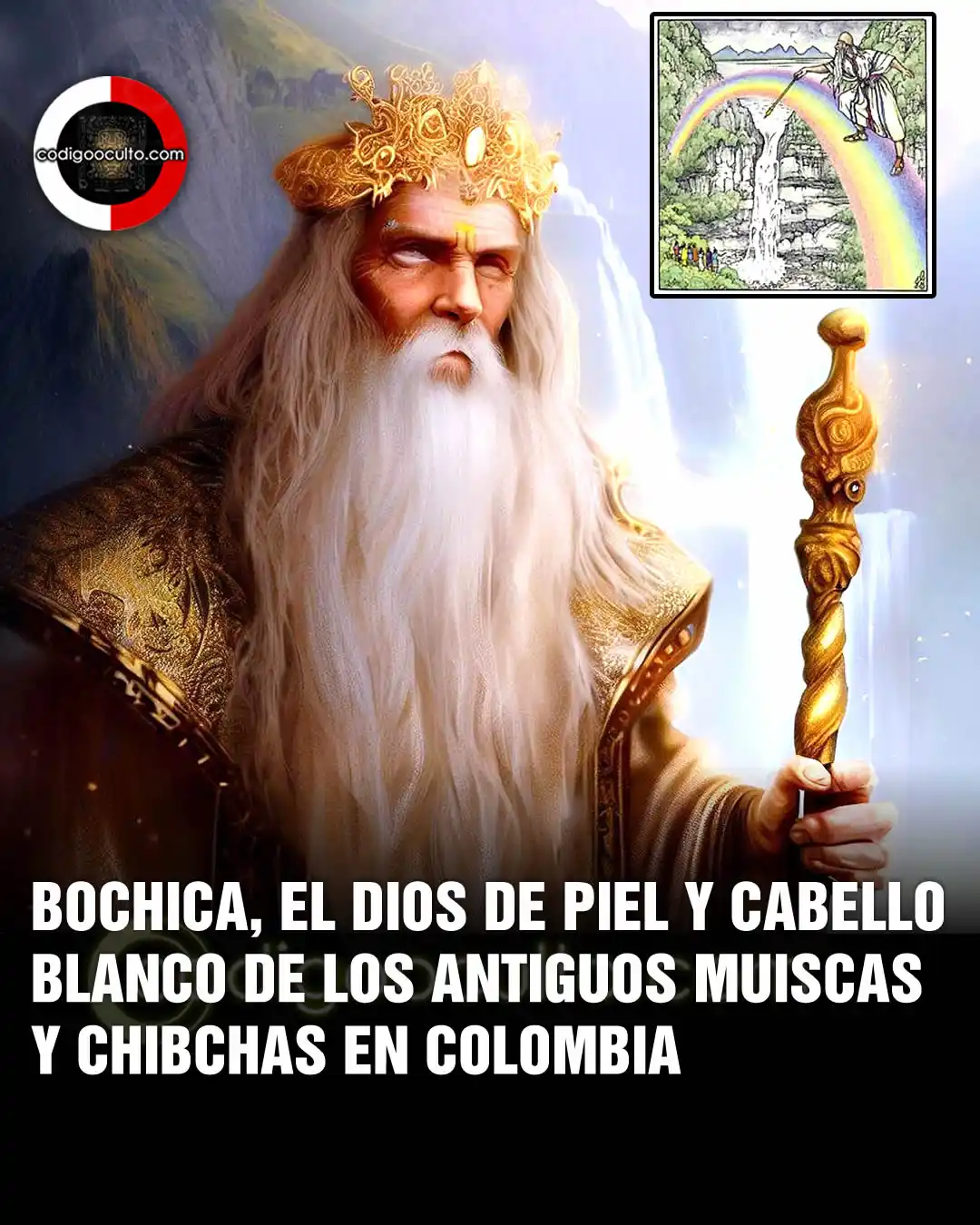Image from CODIGO OCULTO: Un saludo, Pueblos antiguos de Colombia adoraron a un dios que atrave...