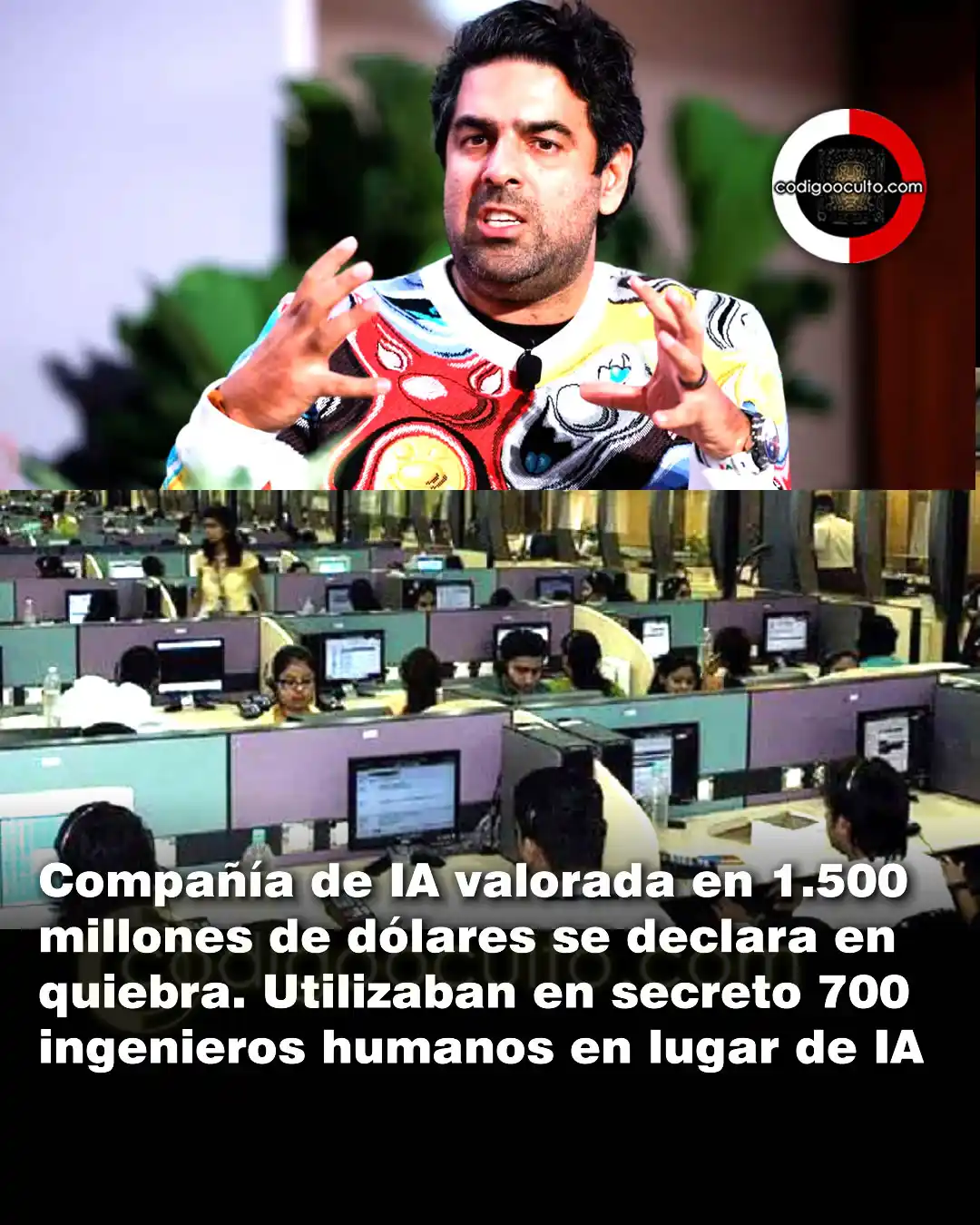 Image from CODIGO OCULTO: Una compañía de inteligencia artificial (IA) respaldada por Microsoft ...