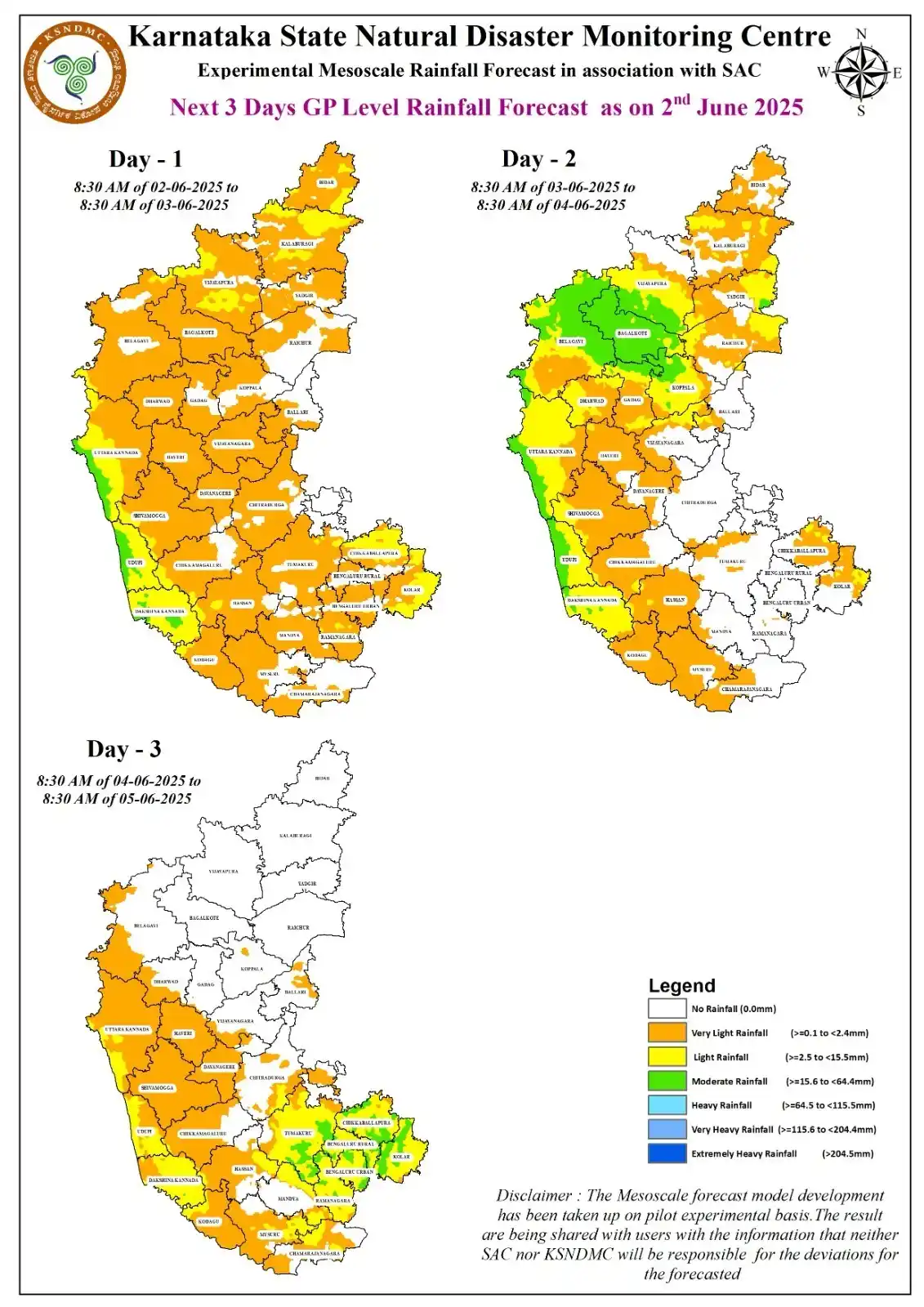 Image from Koppal Weather - ಕೊಪ್ಪಳ ಹವಾಮಾನ: 02.06.2025 ರಂತೆ ರಾಜ್ಯದ ಮುಂದಿನ ಮೂರು ದಿನಗಳ <a class="text-blue-500 hover...
