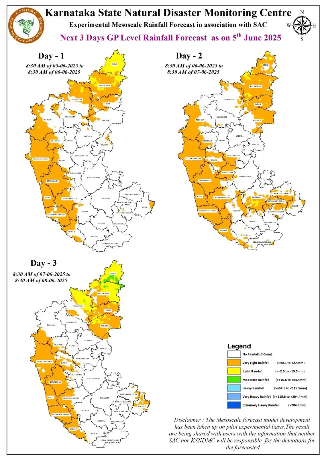 Image from Koppal Weather - ಕೊಪ್ಪಳ ಹವಾಮಾನ: 05.06.2025 ರಂತೆ ರಾಜ್ಯದ ಮುಂದಿನ ಮೂರು ದಿನಗಳ <a class="text-blue-500 hover...