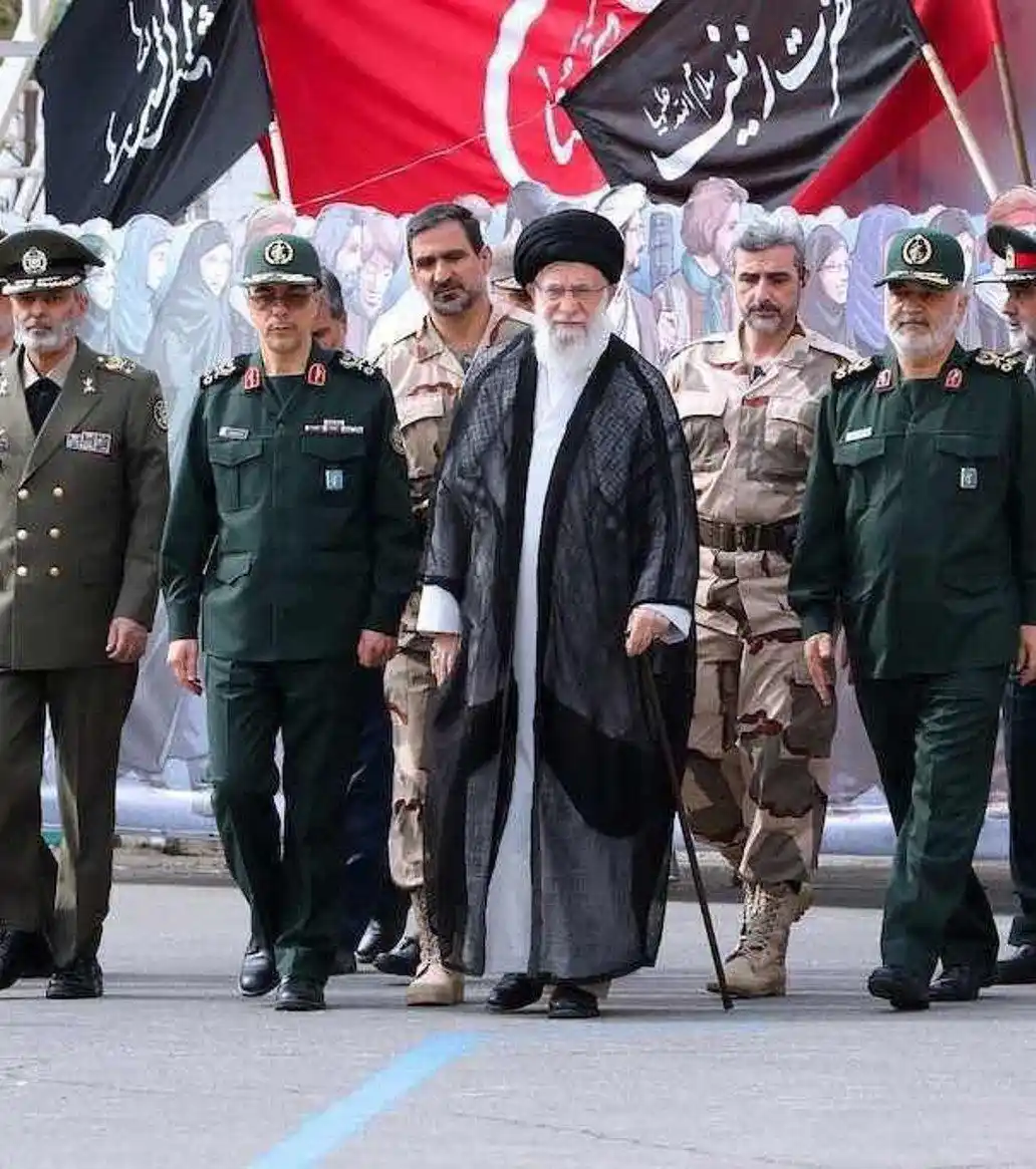 Image from India Strikes - Youtube | OSINT 🇮🇳: *Ayatollah Khomenei issues his first statement after the Israeli attac...