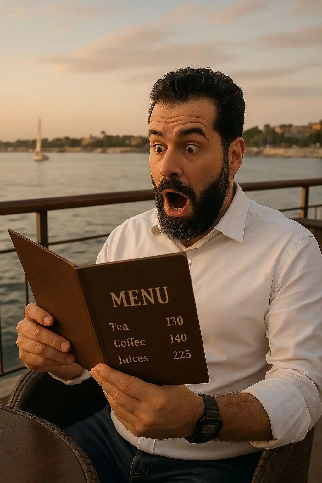 Image from YASSER AL-OTAFY-ياسر العطيفي: بعد ما الذكاء الاصطناعي عرف بقصتى مع أحد الكافيهات على كورنيش الاقصر ا...