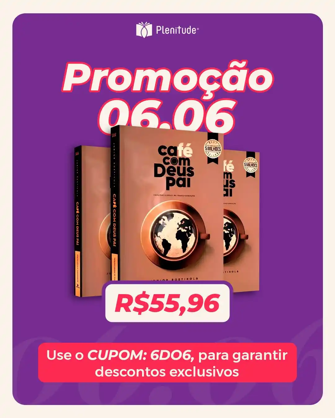 Image from Plenitude Distribuidora: *COMEÇOU O 6.6 NA PLENITUDE* 🚨 Descontos em TODO o site, só hoje! ...