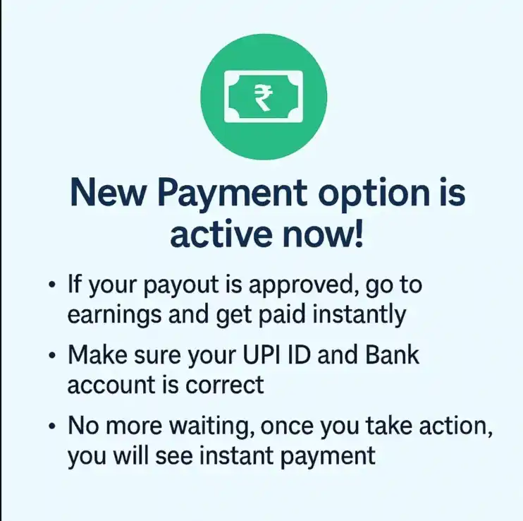 Image from DoTasks: 🚨 DoTasks Payment System Update – Instant Payouts Now Active! 🚨 Gre...