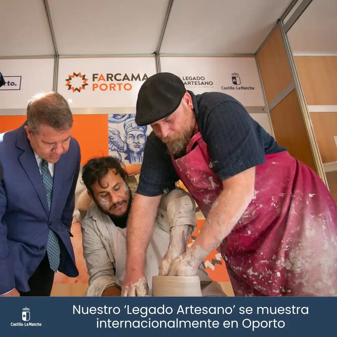 Image from Junta de Comunidades de Castilla-La Mancha: 🏺 *El ‘Legado Artesano’ de CLM se muestra internacionalmente en Oport...