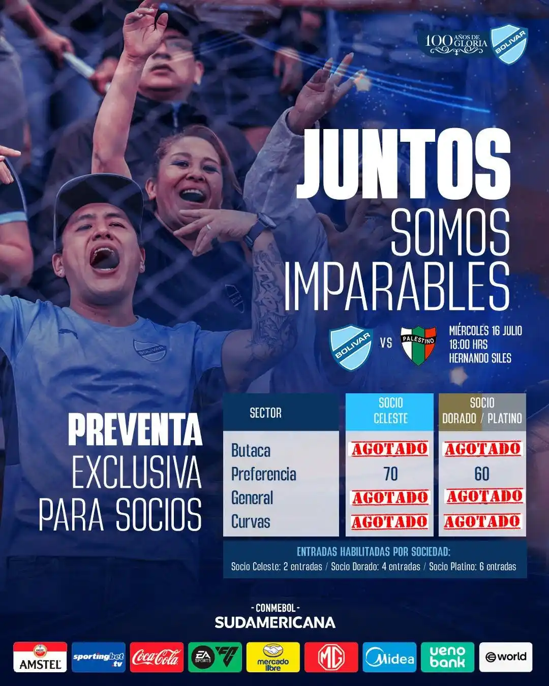 Image from Club Bolívar: En casa, con tu aliento, somos IMPARABLES ✨💪🏻🔥 El camino a los oct...