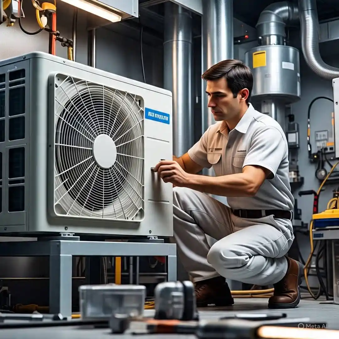 Image from HVAC Technical Support: HVAC Specialist working with Air Conditioning systems 💨❄️🔧 <a class=...