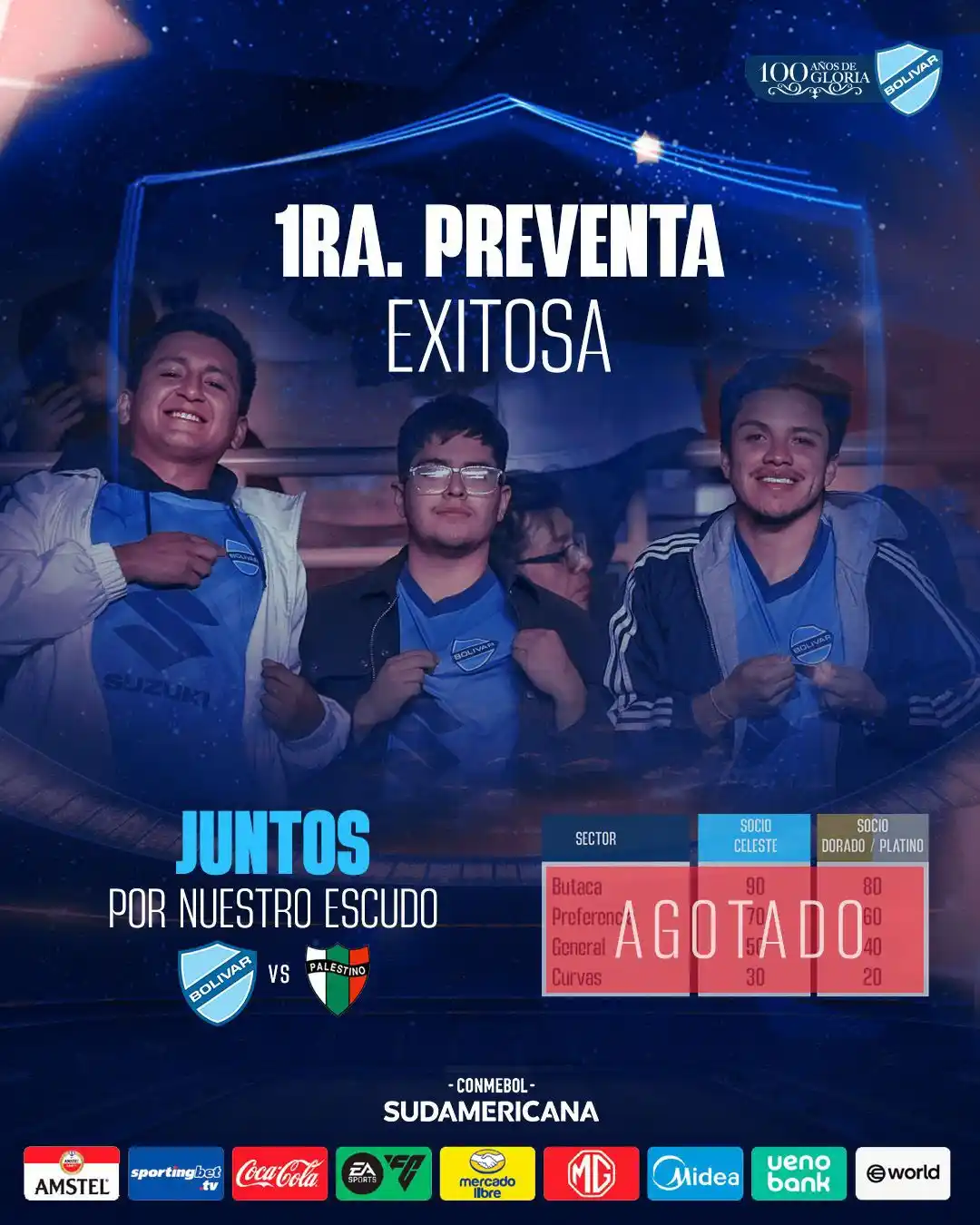 Image from Club Bolívar: La primera preventa fue un éxito total gracias a ustedes. 💪🏻🎉 Disf...