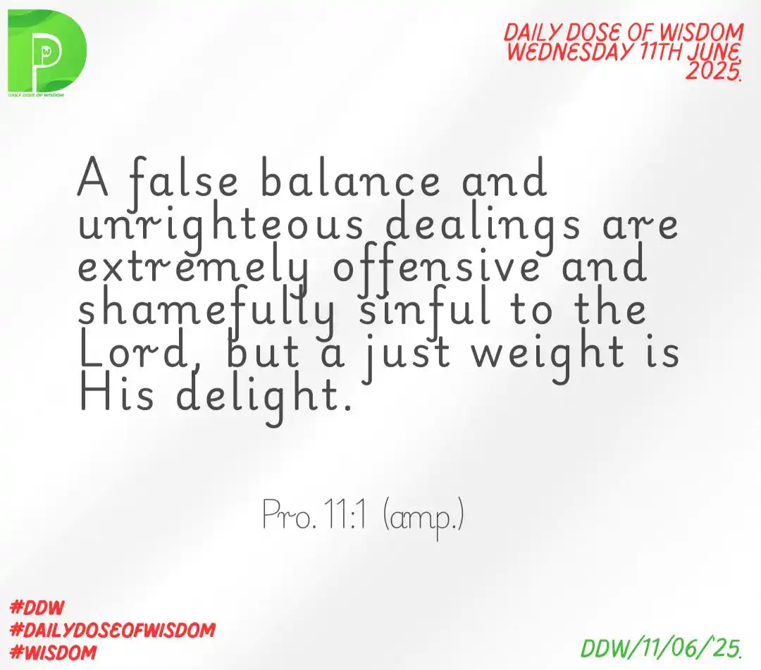 Image from Daily Dose of Wisdom : Like a continuation from yesterday (DDW/10/06/’25.), today’s Dose is s...