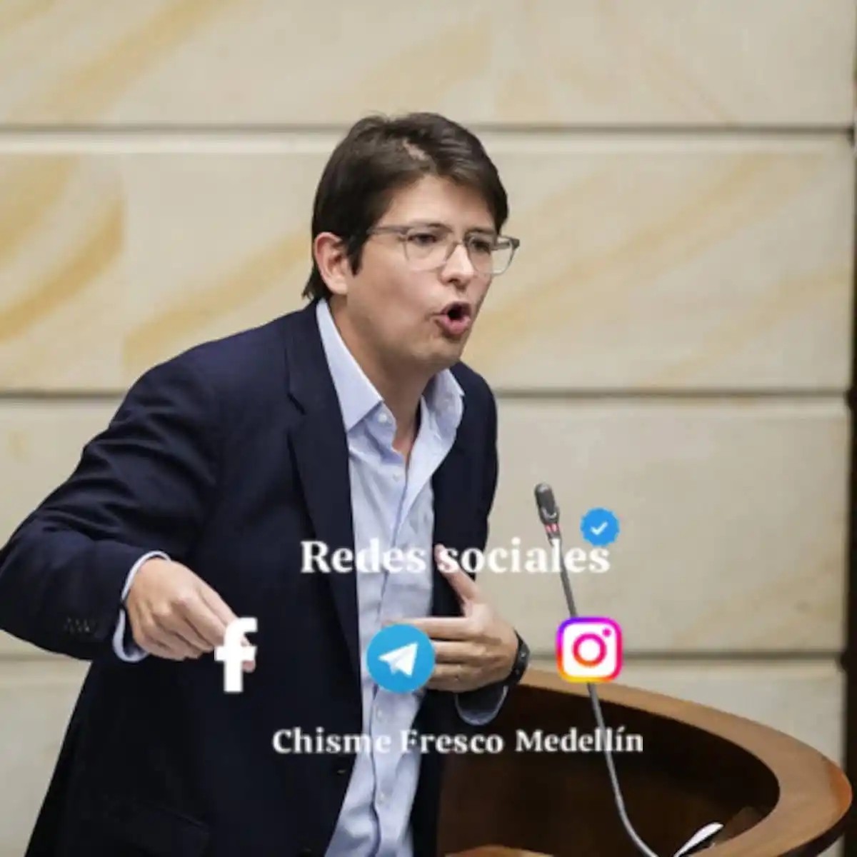 Image from Canal Chisme Fresco Medellín: Nos reportan que El candidato a la Presidencia Miguel Uribe acaba de ...