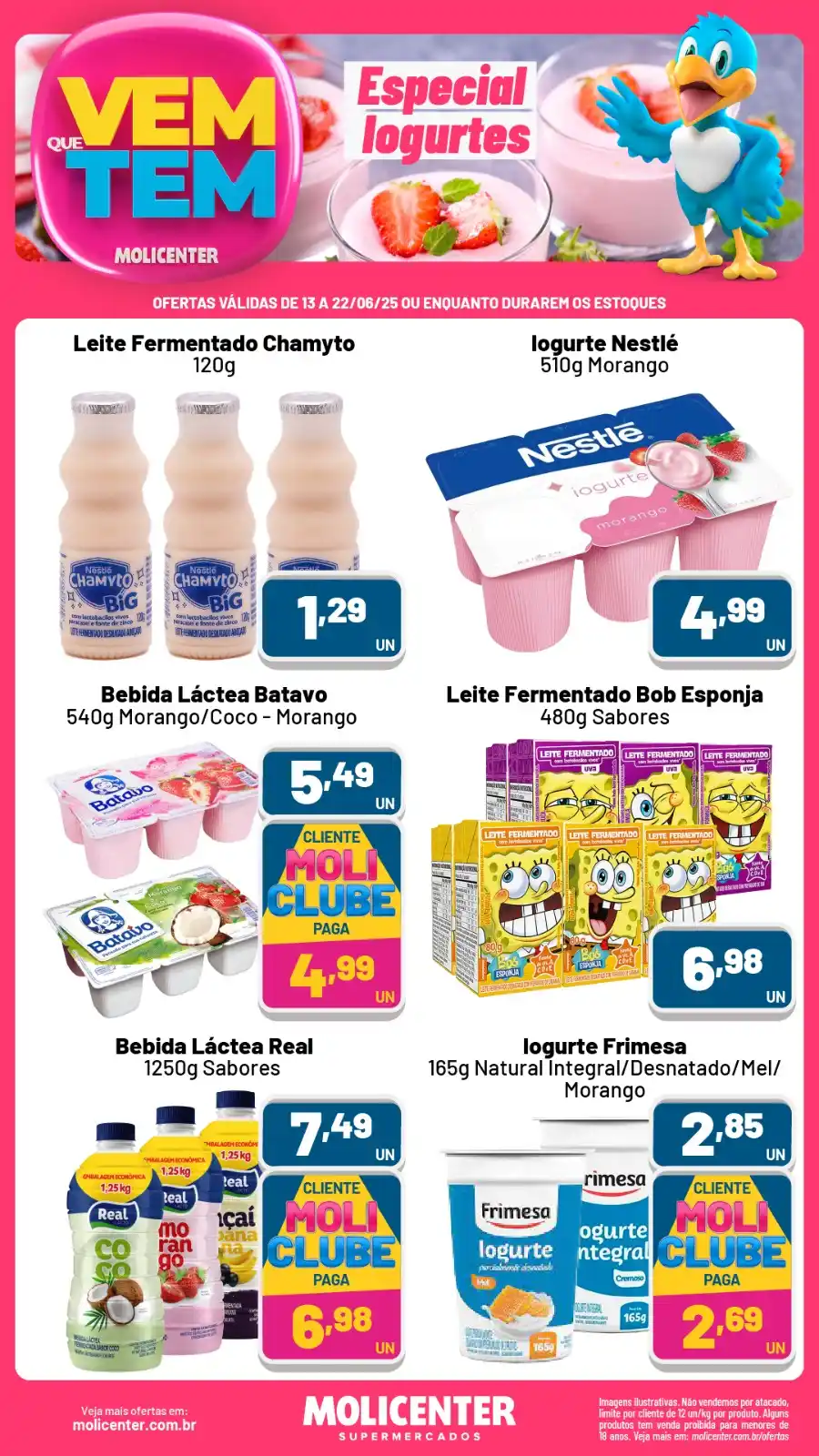 Image from Molicenter - Apucarana: 🥣 Ofertas especiais em iogurtes no Molicenter! Chegou a hora de gara...