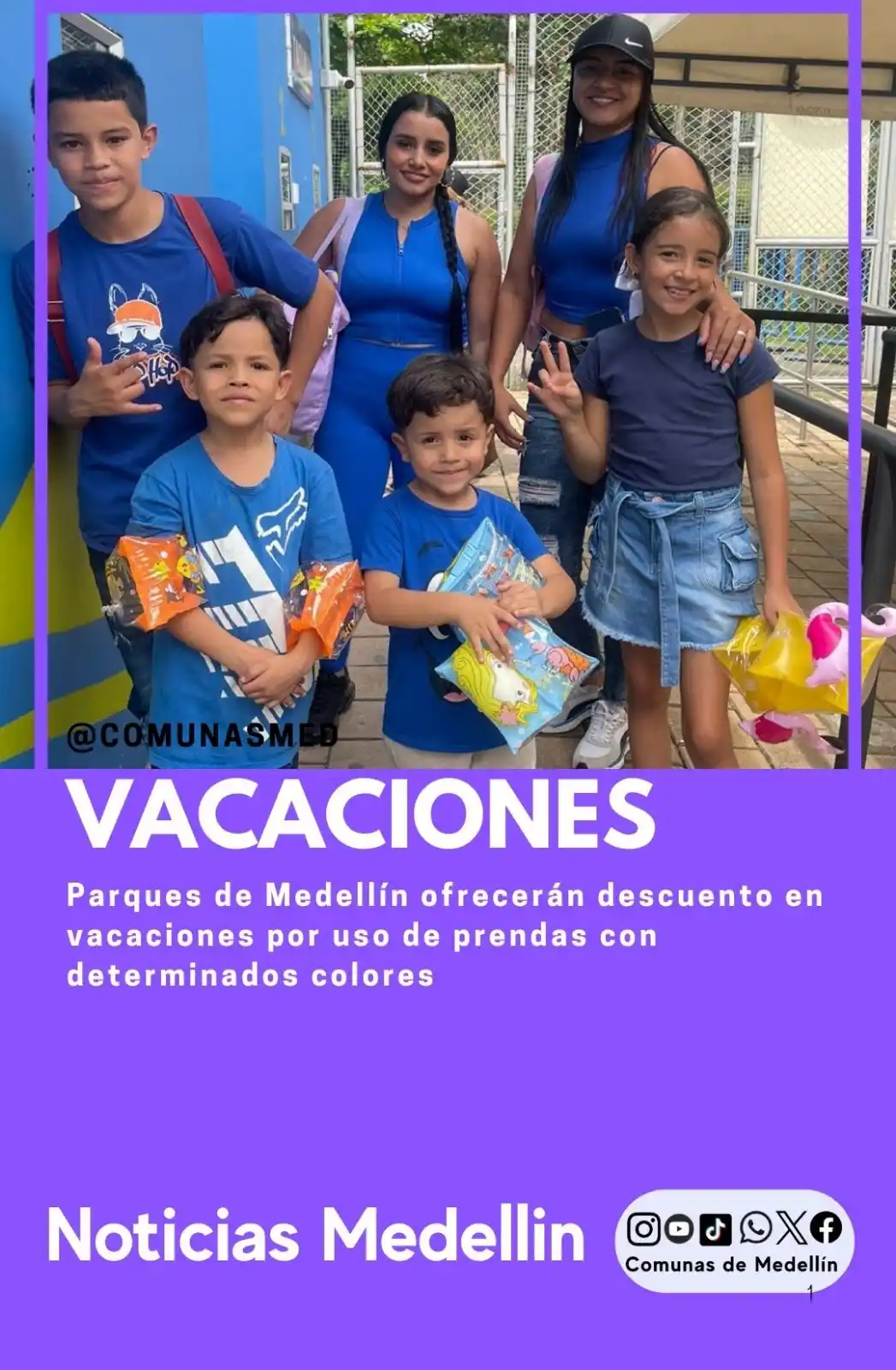 Image from Noticias De  Medellín: Parques de Medellín ofrecerán descuento en vacaciones por uso   de pre...