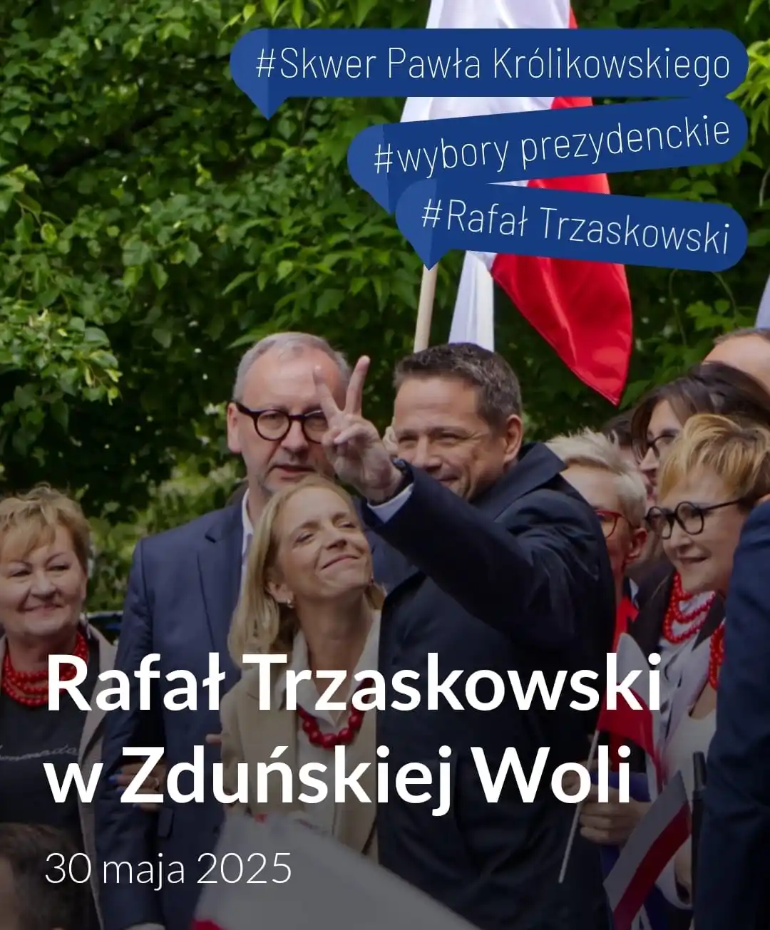 Image from mojazdunskawola.pl: Rafał Trzaskowski odwiedził Zduńską Wolę w ostatnich dniach kampanii. ...