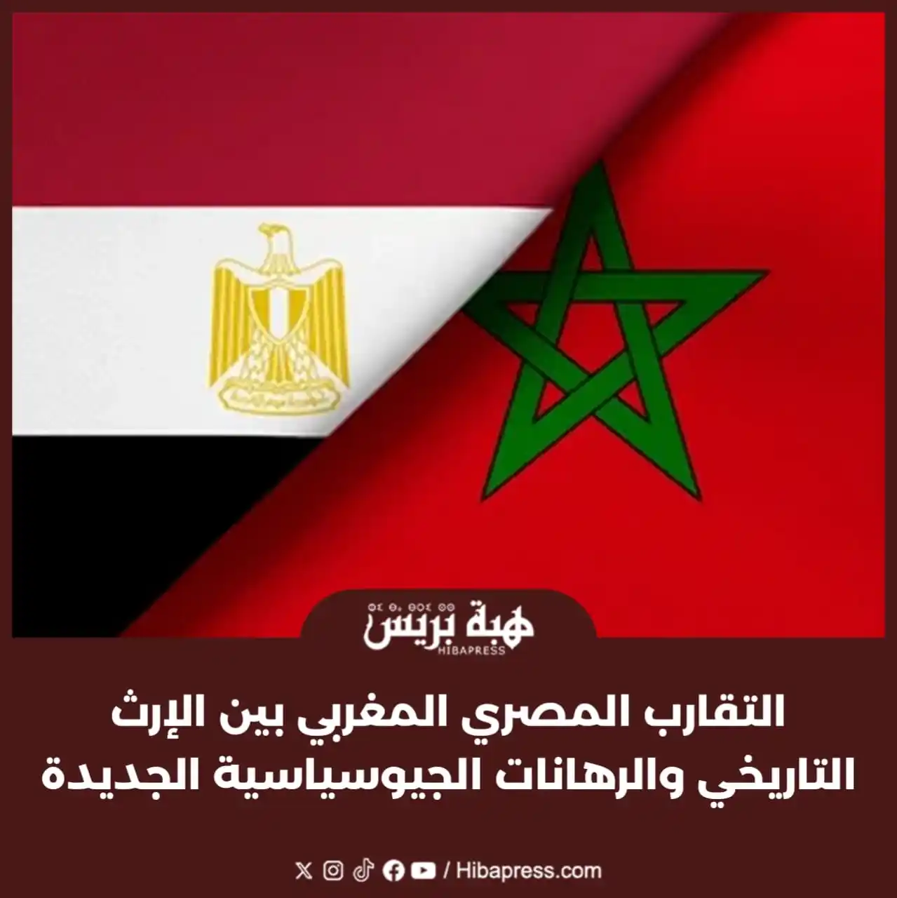 Image from JOURNAL HIBAPRESS: شهدت العلاقات المصرية-المغربية مؤخرًا دفعة جديدة على خلفية زيارة وزير ...