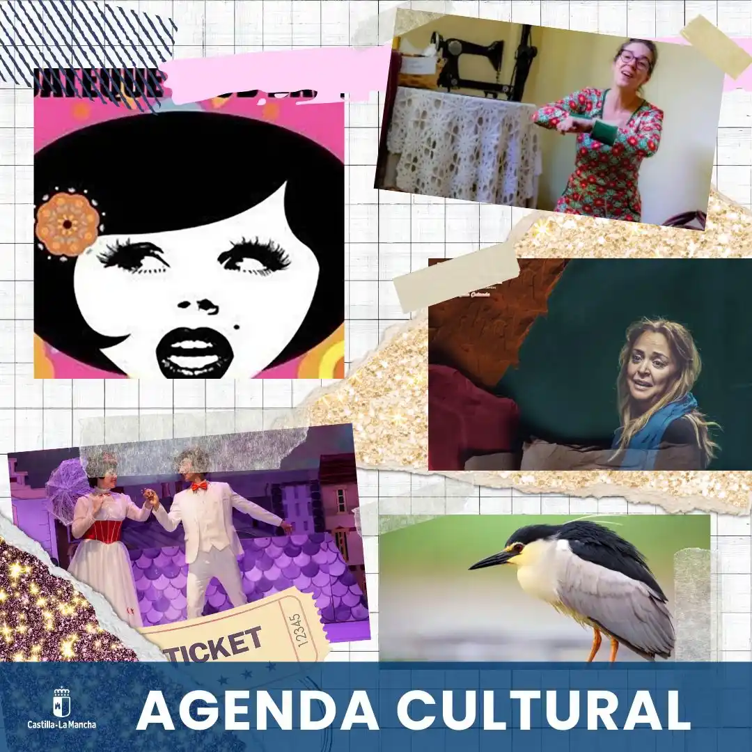 Image from Junta de Comunidades de Castilla-La Mancha: 🎭🖼️ *¿Sin planes para el fin de semana?* 🎶💃 📝 Toma nota porque t...