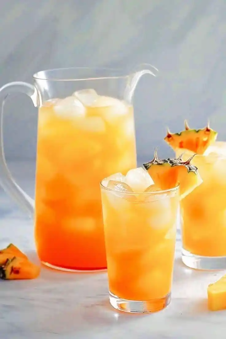 Image from Cooking And Baking Recipes Zim: 🌞⛱️🏖🍍SUMMER PINEAPPLE LEMONADE PUNCH🍍🍍🍍🍹  Ingredients:  3 cups ...