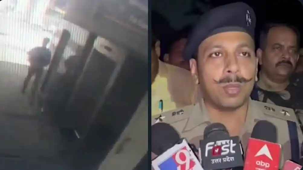 Image from The Khabri Manch (द खबरी मंच): UP लखनऊ के आलमबाग मेट्रो स्टेशन के नीचे 2.5 साल की बच्ची अपने माता पित...