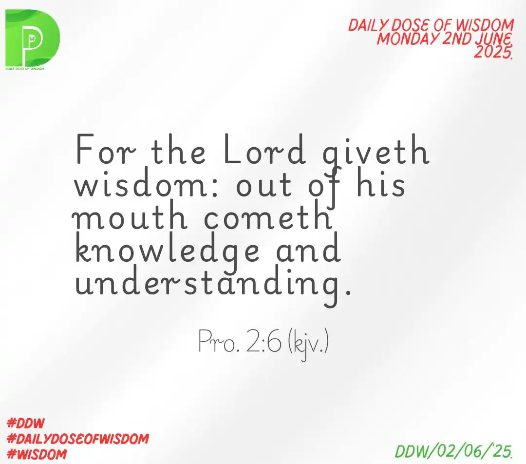 Image from Daily Dose of Wisdom : Yesterday (DDW/01/06/‘25.) I was instructing you to take heed and list...