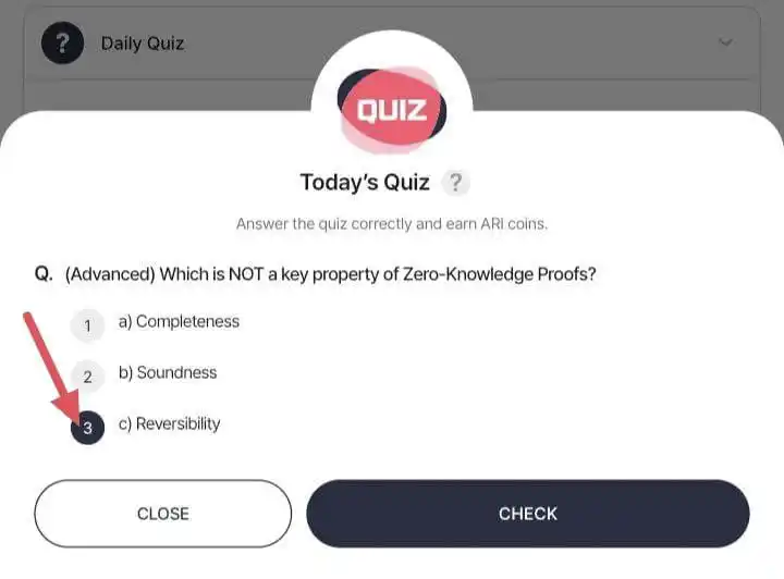 Image from Saim Crypto Official 🇵🇰: Arichain Today Answer Earn Extra 10 point ✅ 📌 Joining Details ⤵️ htt...