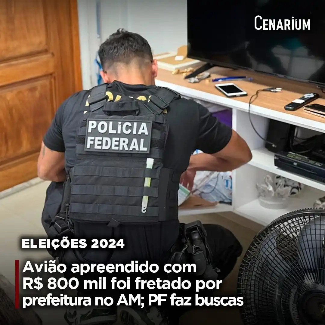 Image from CENARIUM: ❗️ *Avião apreendido com R$ 800 mil foi fretado por prefeitura no AM; ...