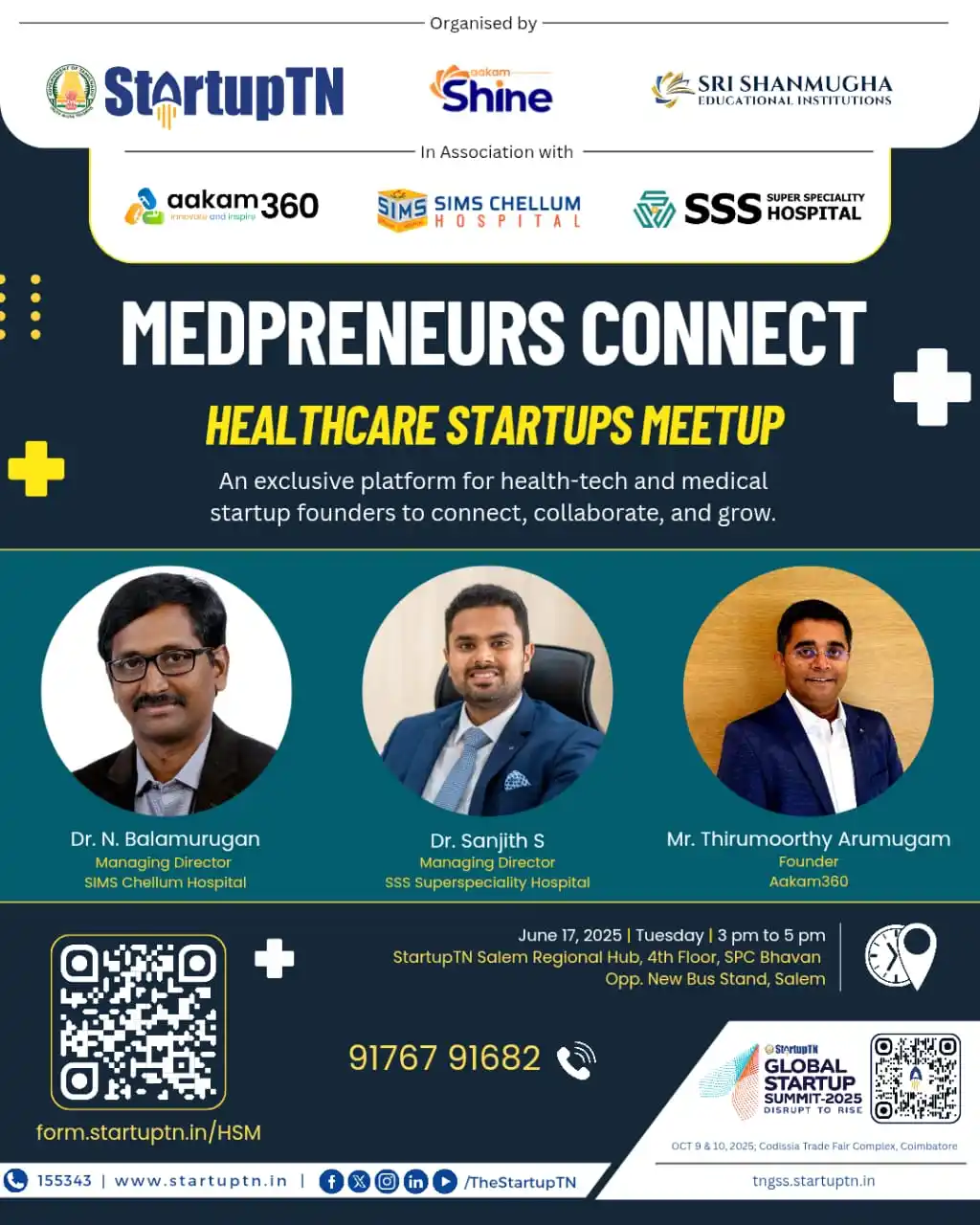 Image from StartupTN : 🚀 Calling all Healthcare Innovators! Join us for “MedPreneurs Connec...
