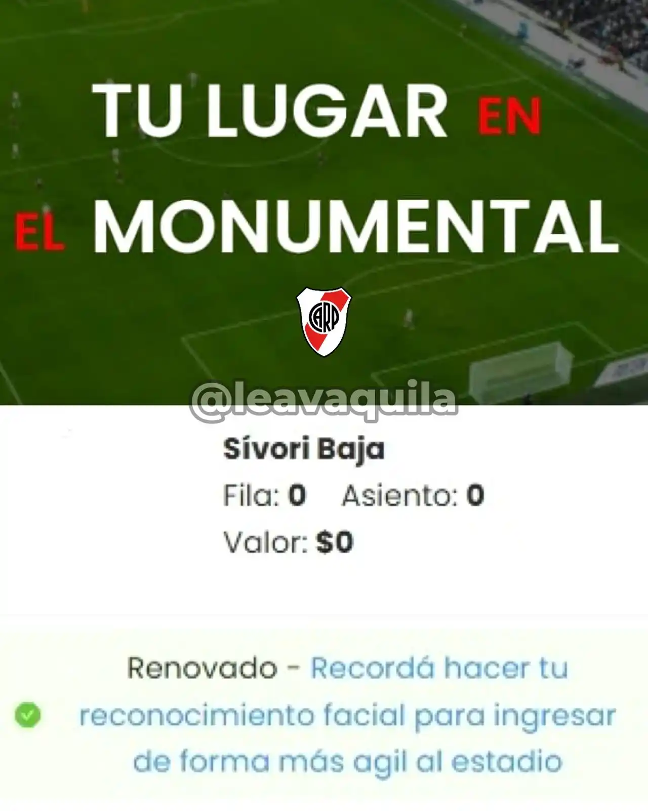 Image from Lea Vaquila - Periodismo River Plate 🐔: 🏟️ COMENZÓ LA RENOVACIÓN DE TLM - Clausura 2025 🏆 La renovación de ...